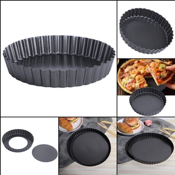 Versatile 6,9" Cake Pie Pan, Durable Carbon Steel with Non,Stick Coating, Easy Clean Release