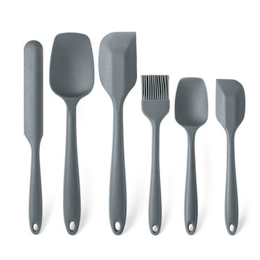 Versatile 6-Piece Silicone Spatula Set – Non-Stick & Heat-Resistant, Ergonomic BPA-Free Kitchen Essentials for Cooking and Baking