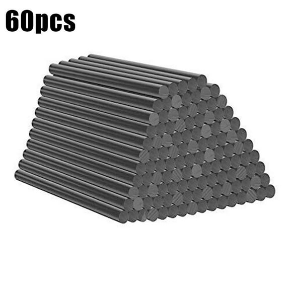 Versatile 60 Pack Black White Hot Melt Glue For Craft Album Accessories