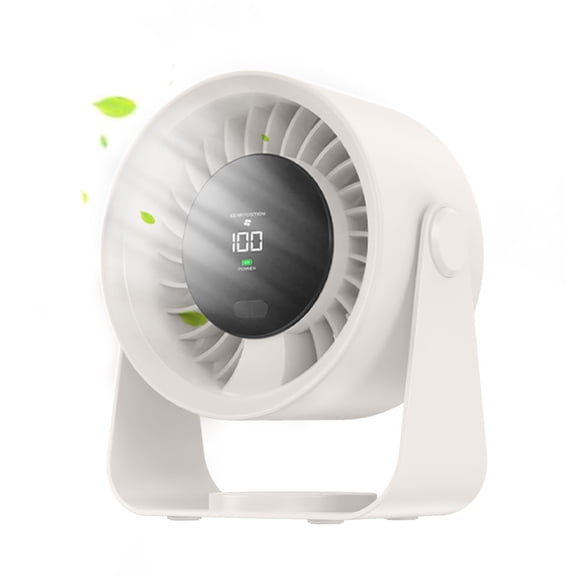Versatile 720° Rotating Digital Desk & Wall Fan with Remote Control, Adjustable Speed & Quiet Operation