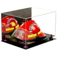 thumbnail image 1 of Versatile Acrylic Display Case - Large Rectangle Box with Mirror, Purple Risers and Black Base 18" x 14" x 12" (V60), 1 of 2
