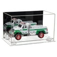 thumbnail image 1 of Versatile Acrylic Display Case - Medium Rectangle Box with Mirror, White Risers and Clear Base 14" x 8" x 8.5" (A011-WR), 1 of 2