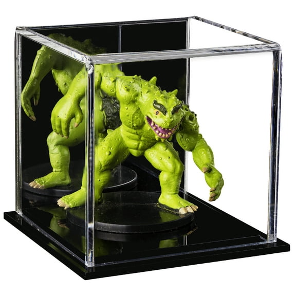 Versatile Acrylic Mirrored Display Case, Cube, Dust Cover or Riser 3" x 3" x 3" (A046-MDS)