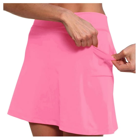 Versatile Active Sport Skirt for Women - Ideal for Casual Tennis and Yoga Workouts Features Pockets for Convenience and Comfort