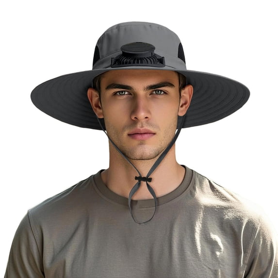 Versatile Adjustable Drawstring Bucket Hat for Outdoor Summer Activities with UPF Sun