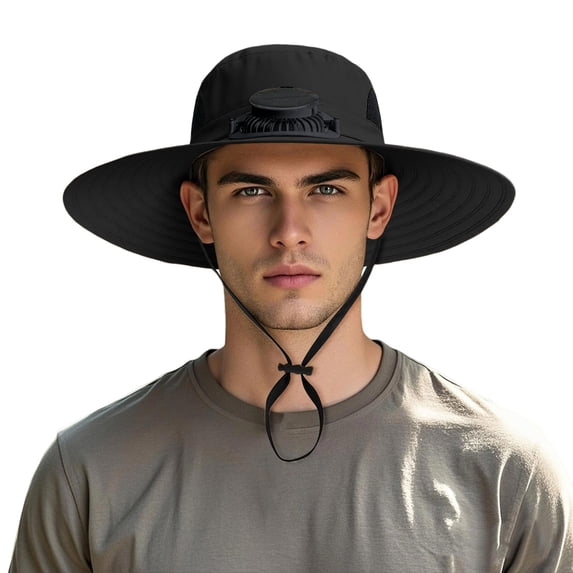 Versatile Adjustable Drawstring Bucket Hat for Outdoor Summer Activities with UPF Sun