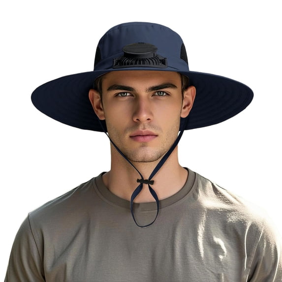 Versatile Adjustable Drawstring Bucket Hat for Outdoor Summer Activities with UPF Sun