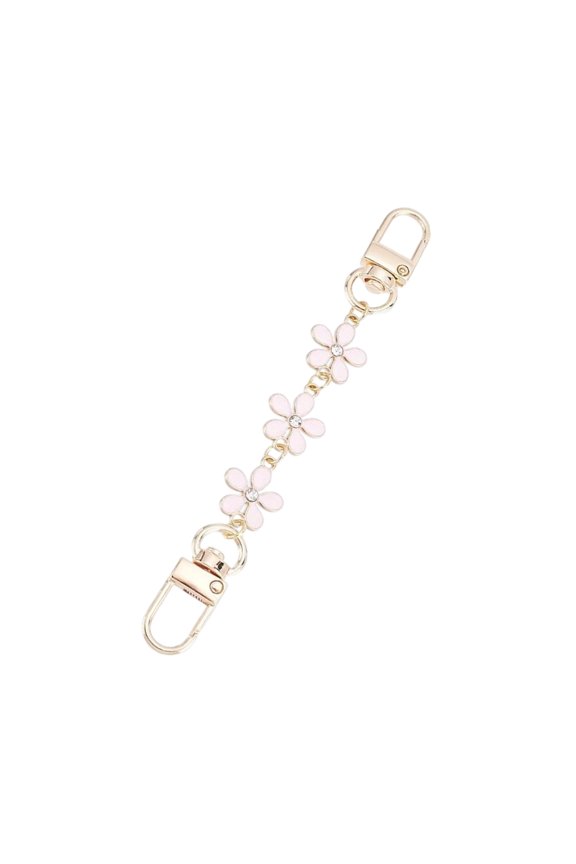 Versatile Adjustable Flower Charm Chain Extender Sophisticated Alloy For Sensitive Skin Daily Wear