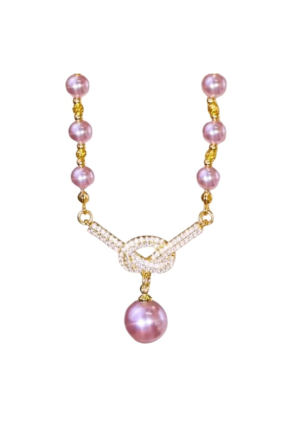 Versatile Adjustable Length Women Pearls Necklace Elegant Everyday Neck Chain Jewelry Gift for Her Birthdays Weddings