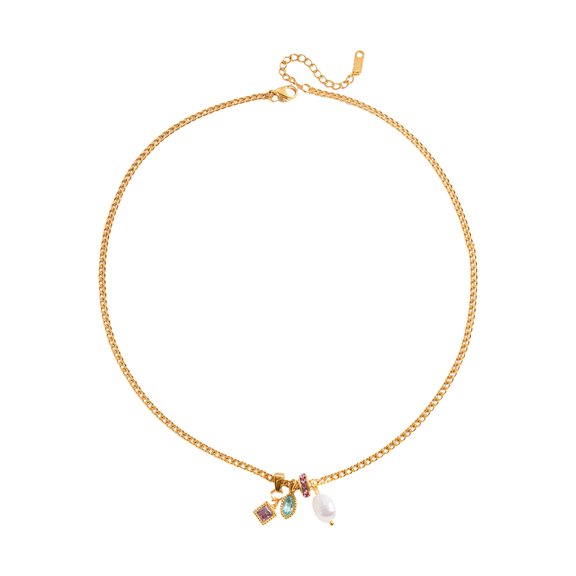 Versatile Adjustable Length Zircon Circles Necklace Perfect For Casual Outfits Formal Event And Everyday Use