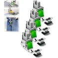 thumbnail image 1 of Versatile Adjustable Rolled Hemmer Presser Foot, Multi-function Invisible Zipper Guide Hem Foot, Sewing Machine Accessories Hemming Tool, Durable Steadilty Sewing Machine Edge Guide Bar(Green-4PCS), 1 of 8