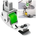 thumbnail image 1 of Versatile Adjustable Rolled Hemmer Presser Foot, Multi-function Invisible Zipper Guide Hem Foot, Sewing Machine Accessories Hemming Tool, Durable Steadilty Sewing Machine Edge Guide Bar(Green-1PC), 1 of 7