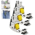 thumbnail image 1 of Versatile Adjustable Rolled Hemmer Presser Foot, Multi-function Invisible Zipper Guide Hem Foot, Sewing Machine Accessories Hemming Tool, Durable Steadilty Sewing Machine Edge Guide Bar(Yellow-3PCS), 1 of 12