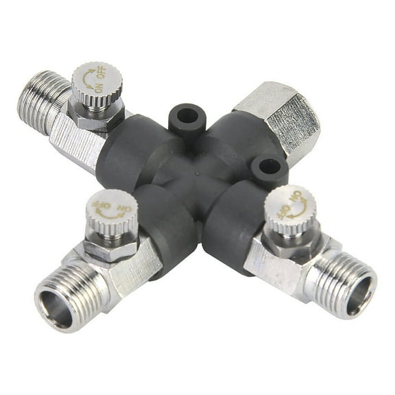1/8 Three Way Adjustable Air Hose Splitter Airbrush Connecting Accessories TAPDRA Spare Part