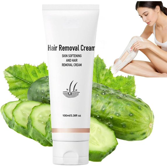 Versatile Aromatic Mild Formula Hair Removal Cream, Painless Hair Removal Cream, Suitable for Men and Women of All Skin Types (2PC)