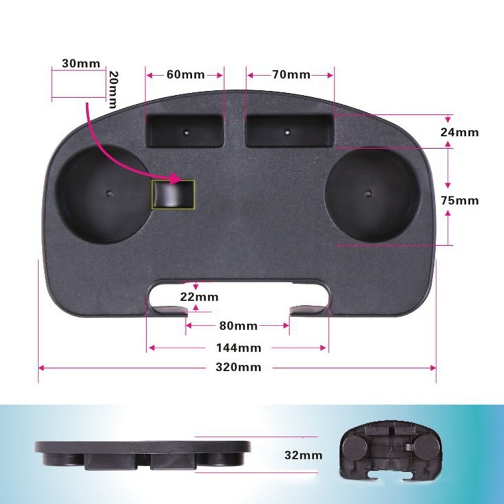 Versatile Attachable Cup Holder - Convenient Tray for Chair with Mobile ...