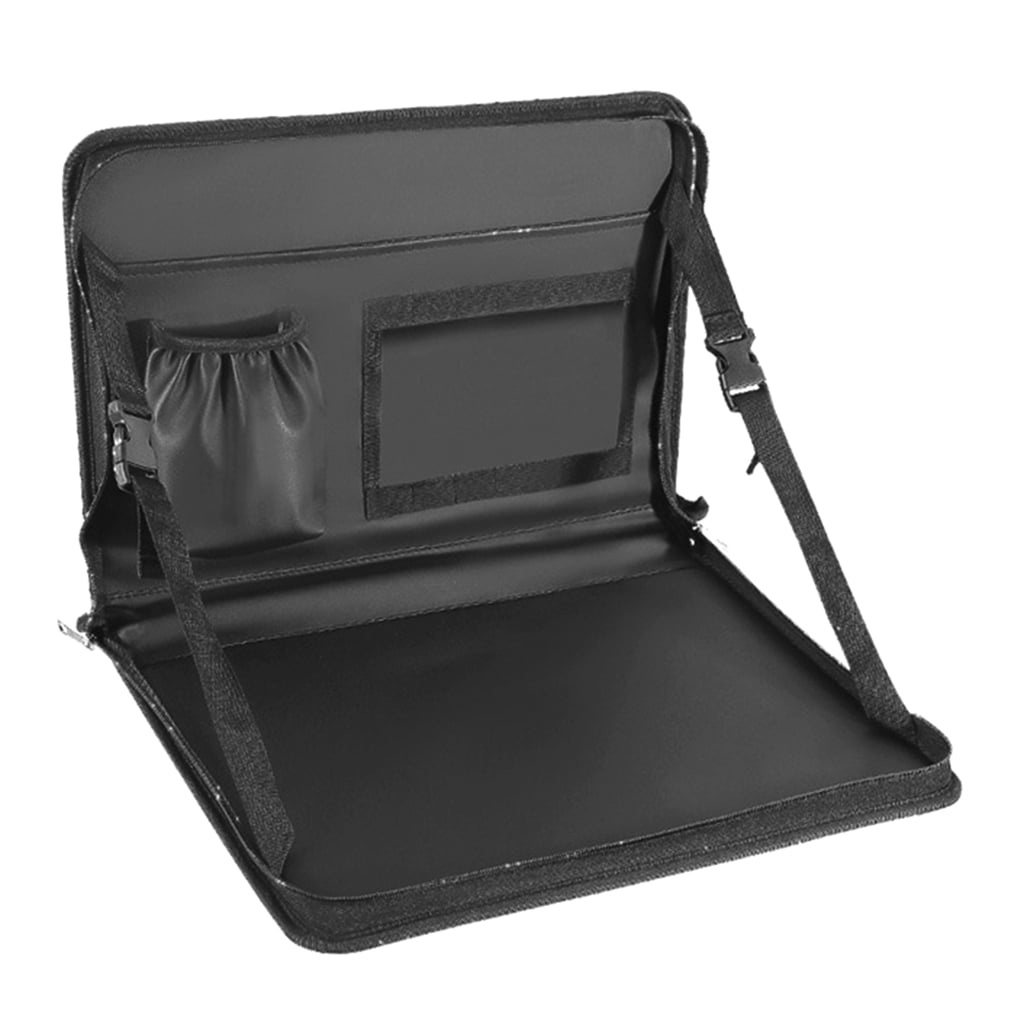 Multifunctional Car Tray Table Portable Folding Car Desk for Steering Wheel & Seat Back for Large Vehicles Like Trucks
