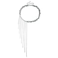 thumbnail image 1 of Versatile Beaded Tassels Necklace Adjustable Length Neckchain for Party Wear, 1 of 11