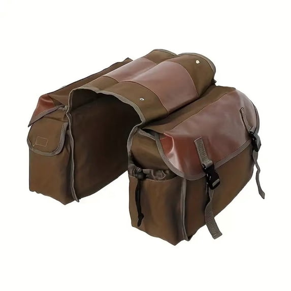 Versatile Bike Saddle Pannier Bag Fits Bike Rack for Commuting Trips