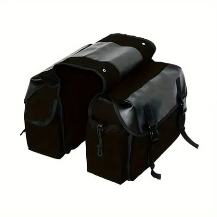 Versatile Bike Saddle Pannier Bag Fits Bike Rack for Commuting Trips
