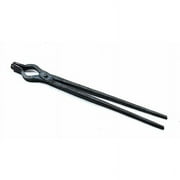 Versatile Blacksmith Forge Tool, Wolf Jaw Tongs Forged Steel Construction, Wide Applications Ensured By Superior Grip And Heat Treatment