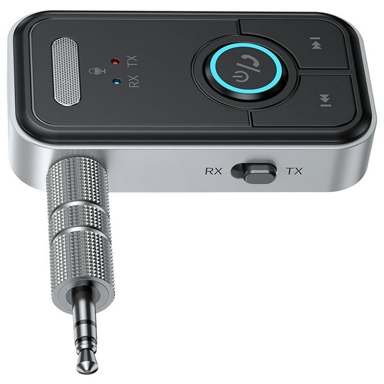 Versatile Bluetooth Receiver Transmitter with Built-In Battery for