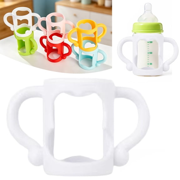 Versatile Bottle Handles Made For Wide Mouth Bottles Compatibility With 2nd And 3rd Generation Versions Sturdy Grip For Babies' Comfort And Facilitates Parent,Glass Jar with Lid