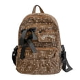 thumbnail image 1 of Versatile Bow Knot Backpack Lightweight Casual Daypack for Students拼接百搭结双肩包轻便学生书包, 1 of 9