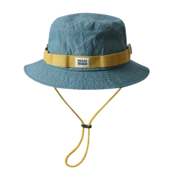 Versatile Bucket Hats For Outdoor Leisure Adventures With Design Summer And Winter Accessory Pairing Sun Fashionable, M, Blue