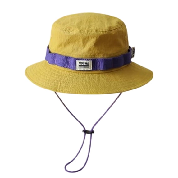 Versatile Bucket Hats For Outdoor Leisure Adventures With Design Summer And Winter Accessory Pairing Sun Fashionable, M, Yellow