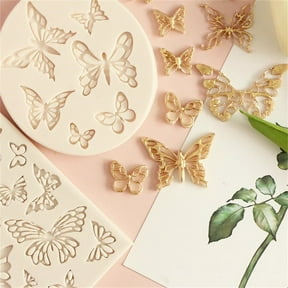 Versatile Butterfly Silicone Mold for Cake Decorating, Fondant, Chocolate, and Crafting Projects