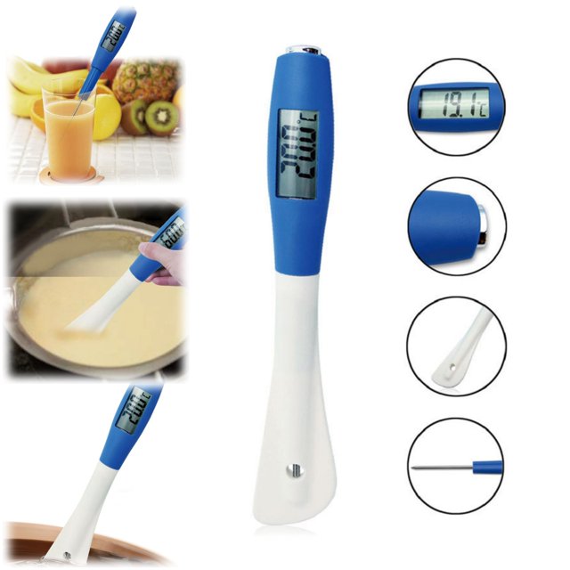 Versatile Candy Spatula Thermometer, Integrated Accurate 160mAh