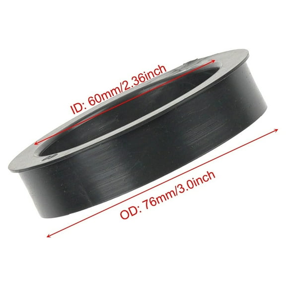 Versatile Car Air Filter Reducer Adapter Ring 60Mm 63 5Mm 70Mm For Mushroom Head Car Accessories Soft Rubber Black Easy To Use