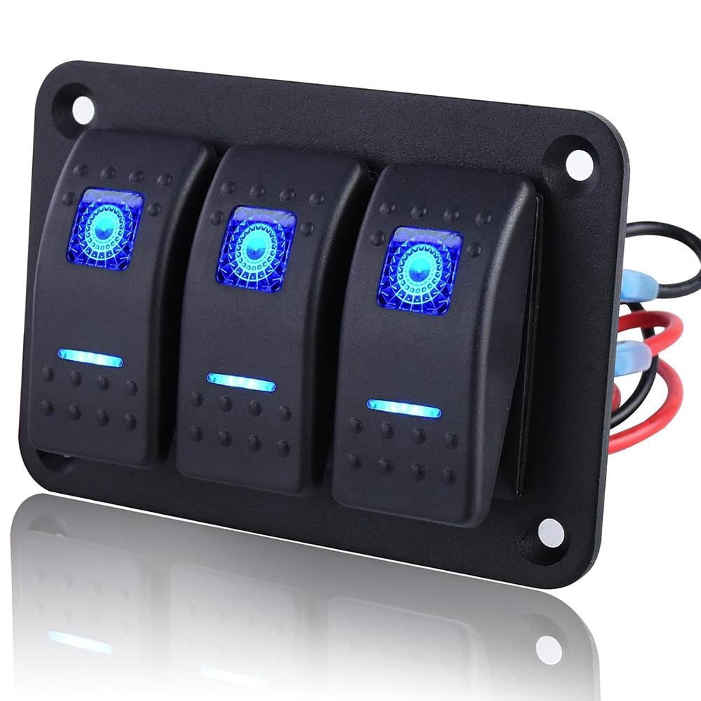 Versatile Car For RV Yacht Switch Panel Illuminated Toggle Switch ...