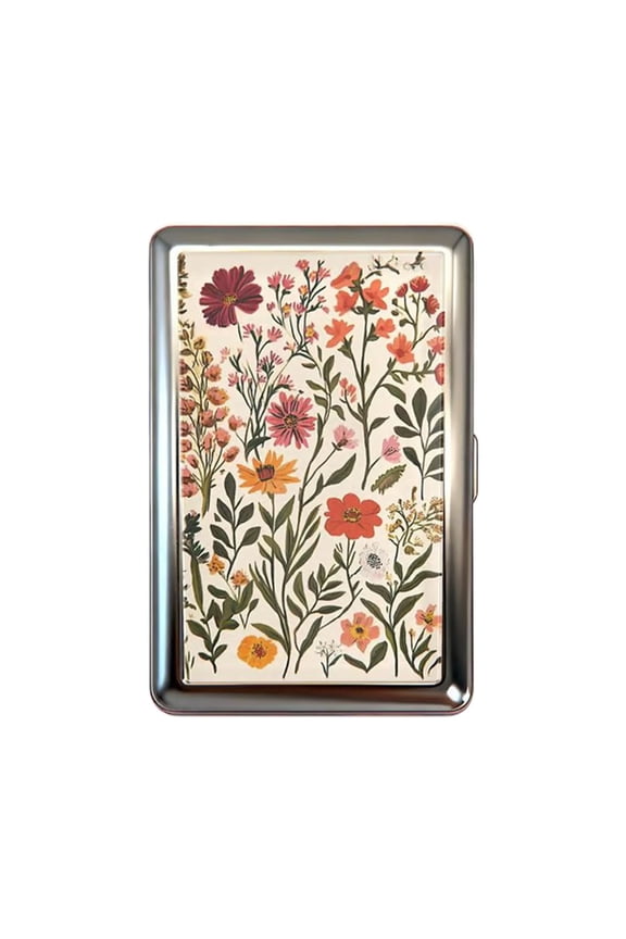 Versatile Card & Cash Case, 2026 New Vintage Style Metal Cigarette Case with Easy Snap, Waterproof & Durable Card Box for Credit Cards Cash Id Business Cards