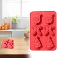 thumbnail image 1 of Versatile Christmas Silicone Mold 3D Tree Snowflake Santa Snowman for DIY Soap Cake Candles Ice Cubes and Bath Jelly Crafts, 1 of 5