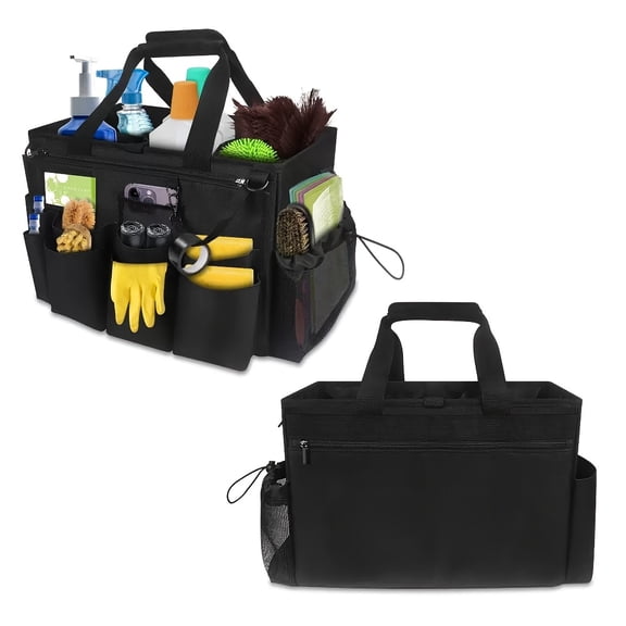 Versatile Cleaning Caddy with Multiple Compartments Designed for Heavy Duty Janitorial Tasks Portable Tote Perfect for Commercial Cleaning Hotels and Home Use