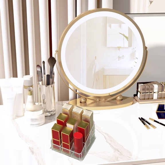 Versatile Clear Acrylic Makeup Organizer and Holder for Lipstick Tubes Lip Gloss Beauty Products