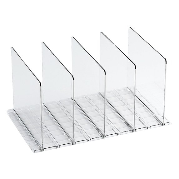 Versatile Clear Closet Partition Portable for Handbags and Accessories Organization Easy to Install Shelf Divider
