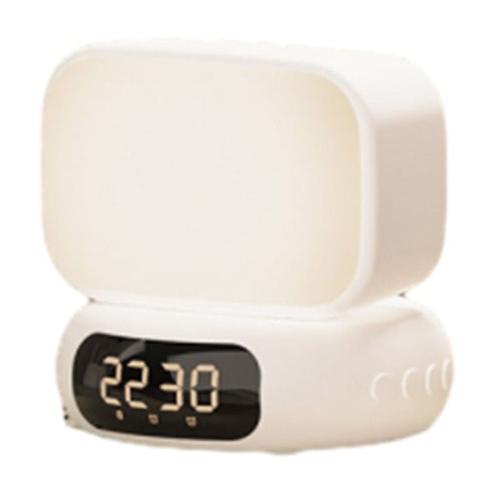 Versatile Clock Alarm Rechargeable Bluetooth Speaker With Three Colors