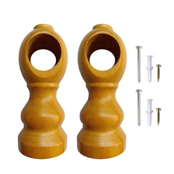 Versatile Closed End Curtain Bracket Not Slip Mechanism Easy Installation