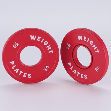 Versatile Color-Coded 2-Inch Rubber Bumper Plates – 1.25LB-55LB Individual or Pairs, Weightlifting Standard, Durable Construction for Weightlifting, Strength Training, Home Gym