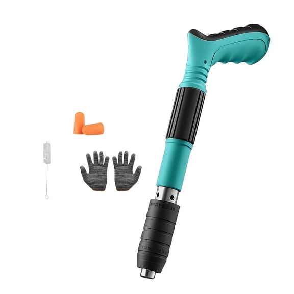 Manual Mini Nail Gun 5-Speed Adjustable Concrete Nail Gun for Brick Concrete Walls Compact Concrete Pistol And Carpentry Tools Lightweight Portable Nailer for Decoration And Construction