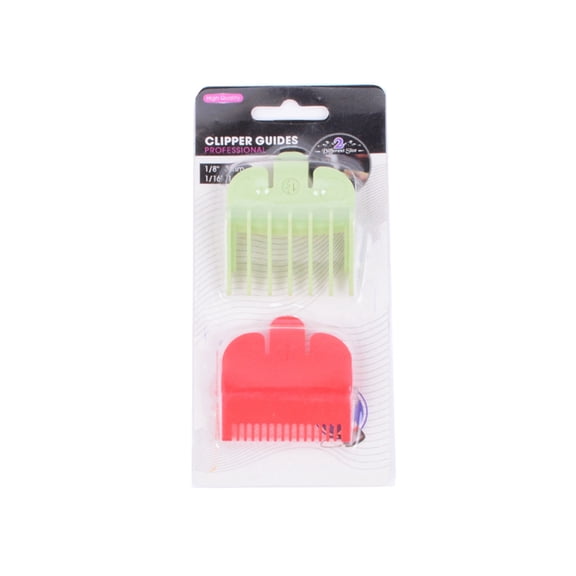Versatile Compatibility Hair Clipper Guards, Precision Cutting Lengths For Barber Salon Home Haircut, High-Quality PC Material Ensures Durable Construction, 2pcs, Plastic