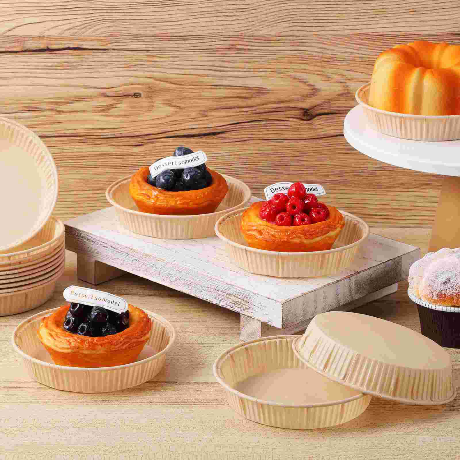 Versatile and Complete Set of Mini Silicone Baking Cups NonStick