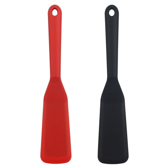 Versatile Cooking Companion, Silicone Thin Spatula, Nonstick Cookware Compatible Narrow Blade Slides Under Delicate Foods With Ease, Comfortable Grip, For Cooking Egg, Burger,