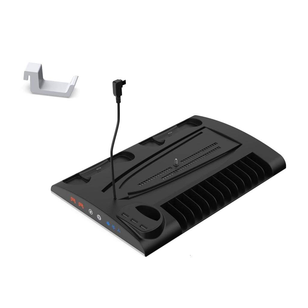 Versatile Cooling Stand with Dynamic Color Lighting Efficient Cooling Rack Easy to Operate designs for P5 & P5 Slim