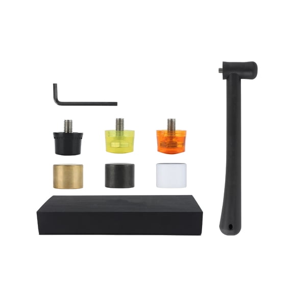 Versatile Copper And Rubber Jewelers Hammer Set With Ergonomic Handle For Metalwork And Crafting