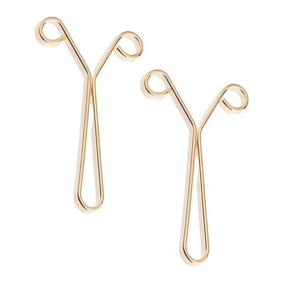Versatile Cuff Clips Rolled Edge Design Secure Grip Aluminum Alloy Jewelry Tools Multiple Options