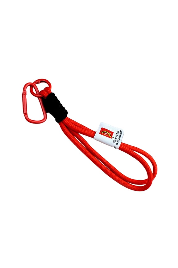 Versatile Daily Carry Key Rope Nonslip Keychain Cord Combining Soft Nylon Weave And Quick Release Carabiner Hook